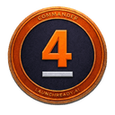Level 4 The Commander badge
