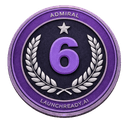 Level 6 The Admiral badge